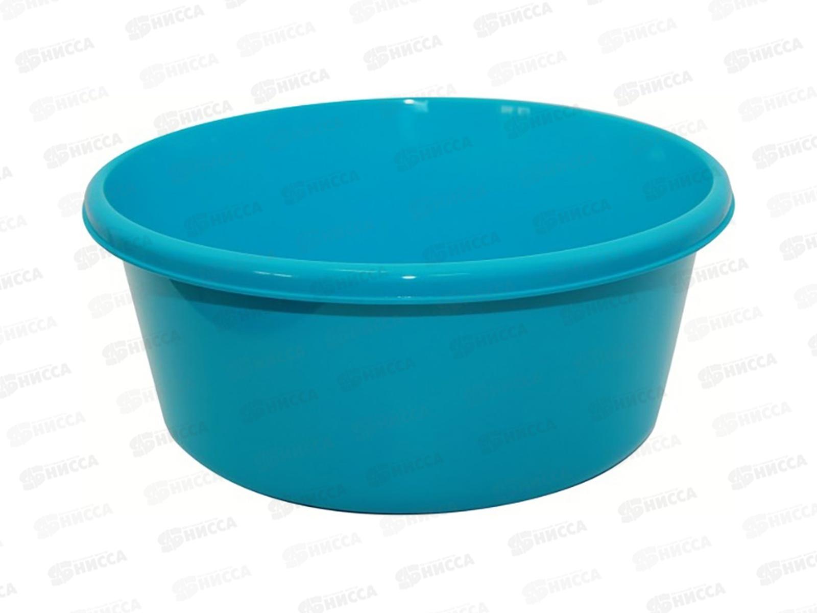 Таз  8л круглый  Бирюзовый  М2512 *20