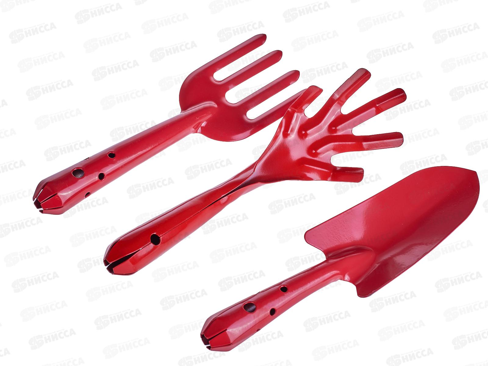 Набор садовый 3предмета (023759) лопатка, рыхлитель, вилка   Ж