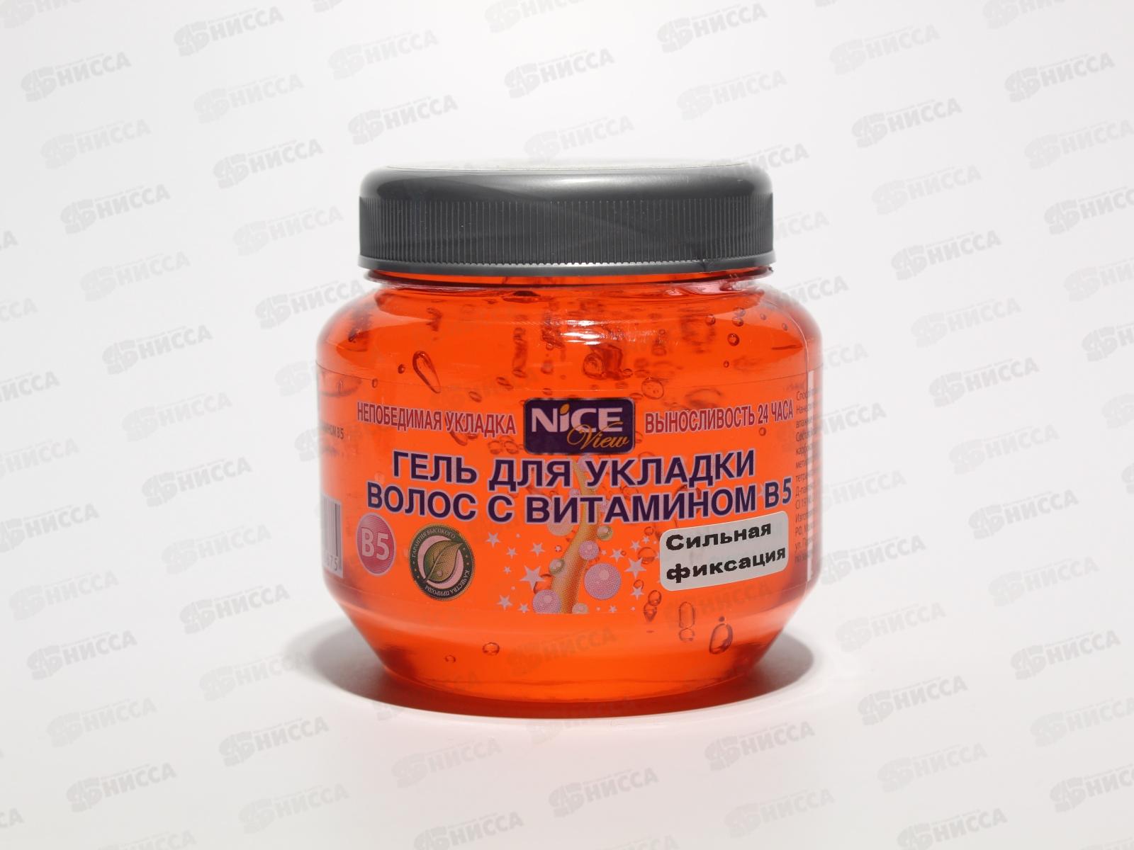 Гель для волос НАЙС сильной фиксации красный 250мл *6