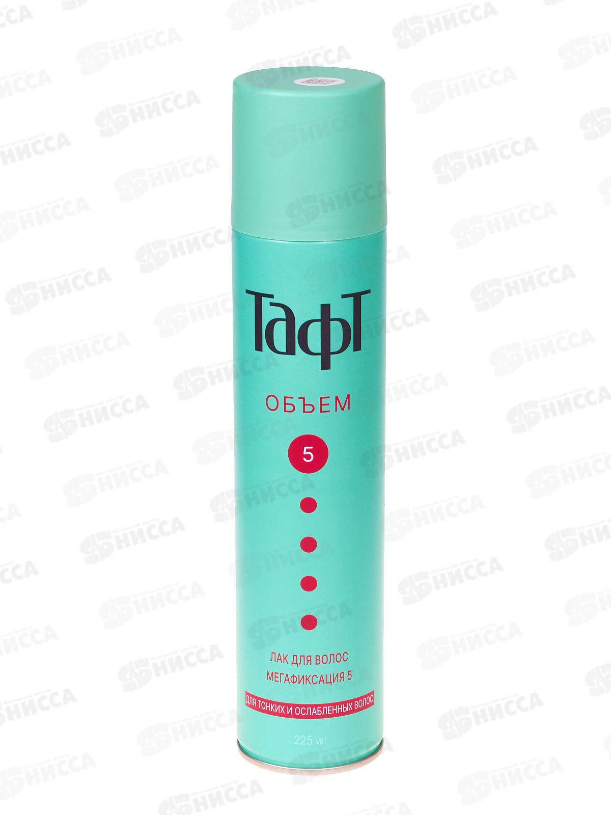 Тафт Лак для волос 225мл Воздушный Объем мегафиксация *12