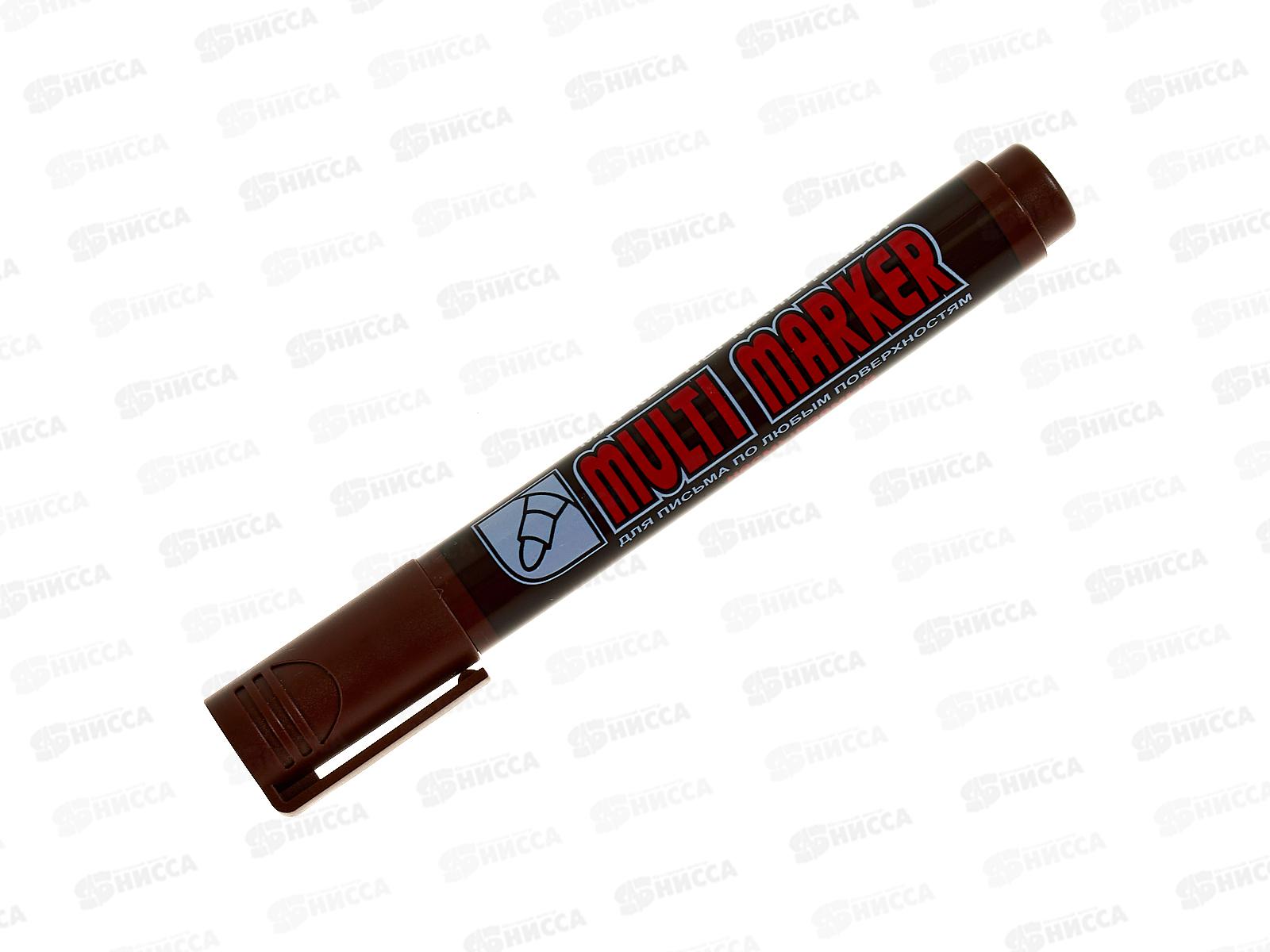 Маркер CROWN Multi marker, перманентный  коричневый СРМ-800  *12
