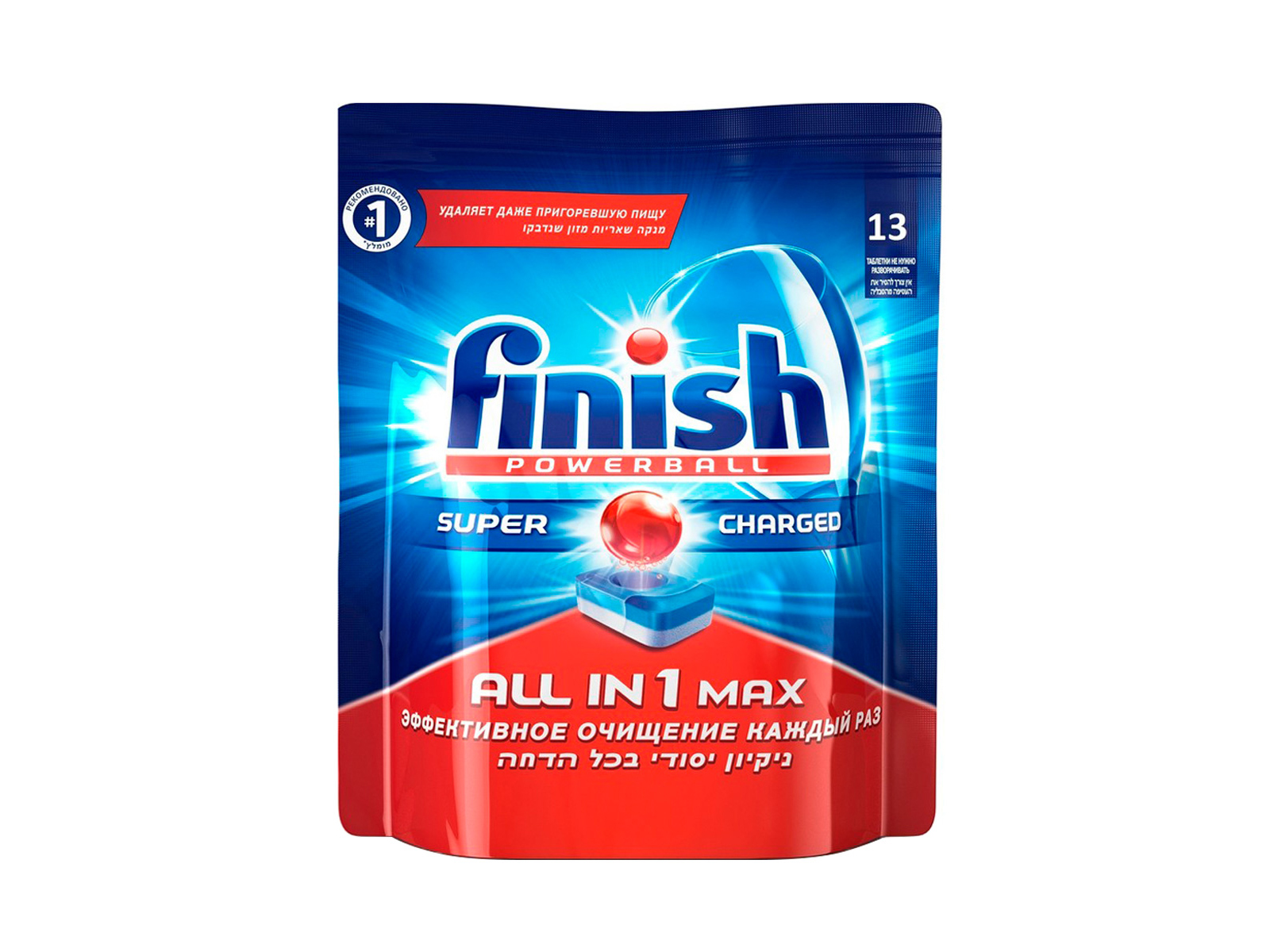 FINISH средство для посудомоечных машин таблетки Все в1 13шт *7