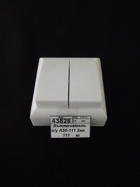 Выключатель о/у 2 кл. А 56-111    111     ш