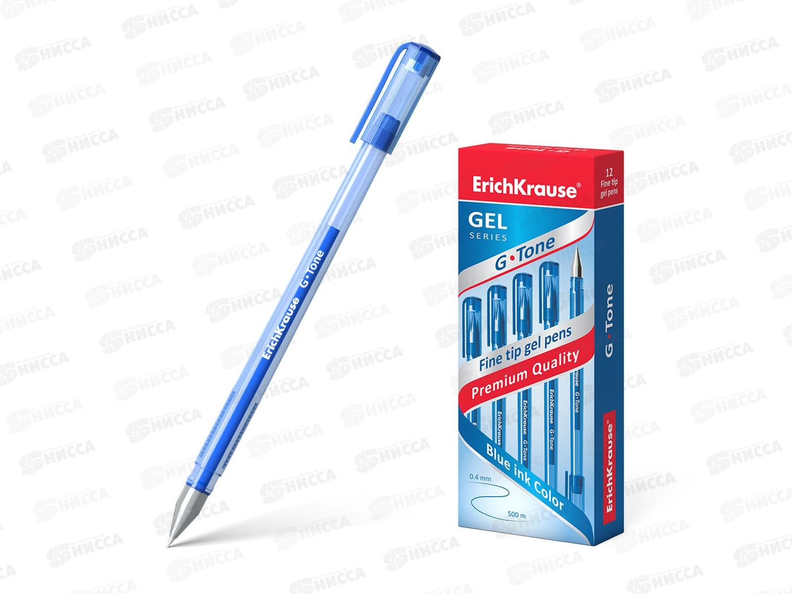 Ручка гелевая EK17809 G-Tone синяя *12/1728