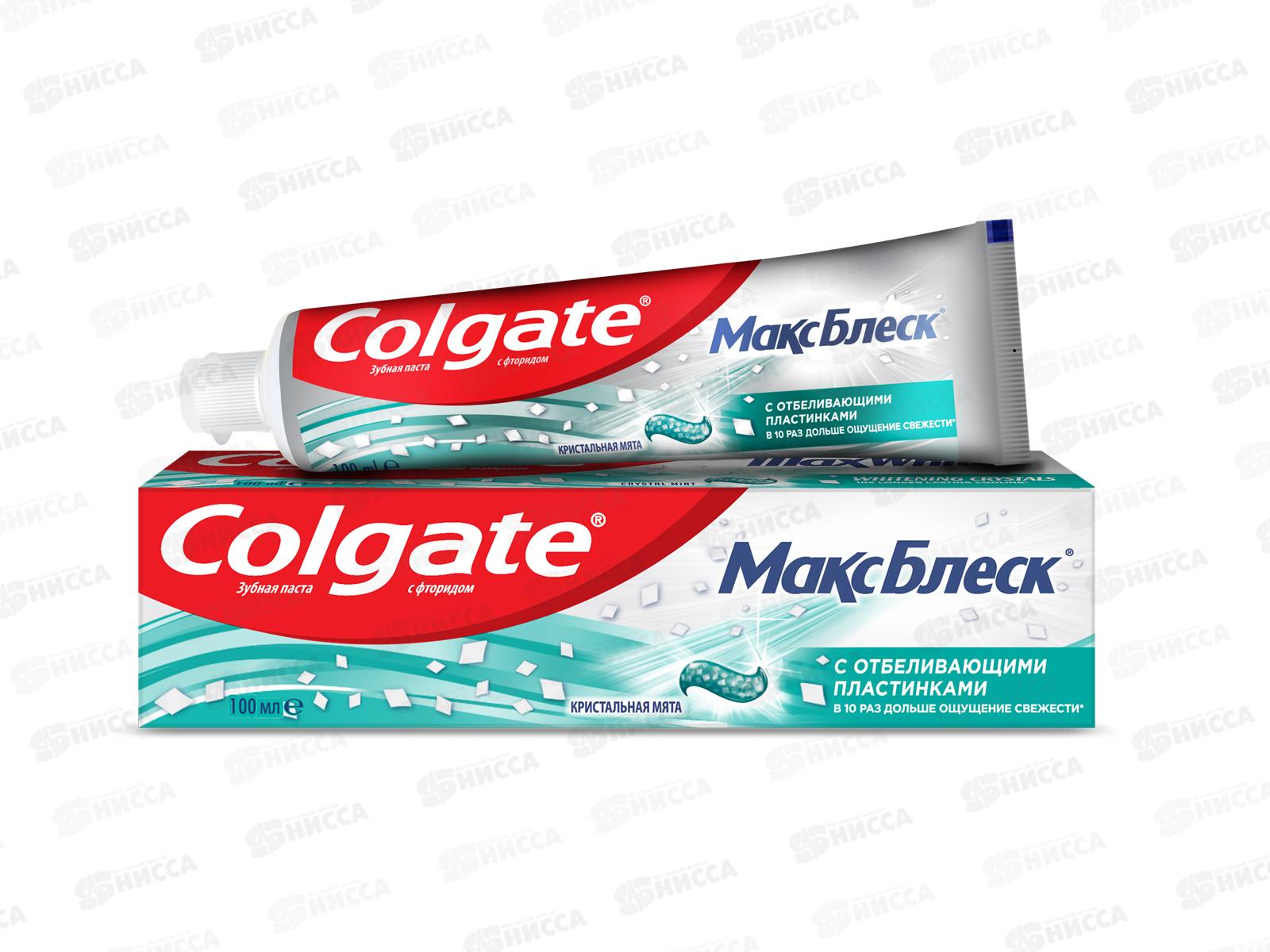 КОЛГЕЙТ Максимальный  Блеск зубная паста 100мл *12/48