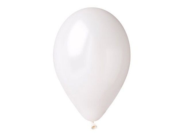 Шары 10&quot/29 металлик White (100шт) 1102-0275