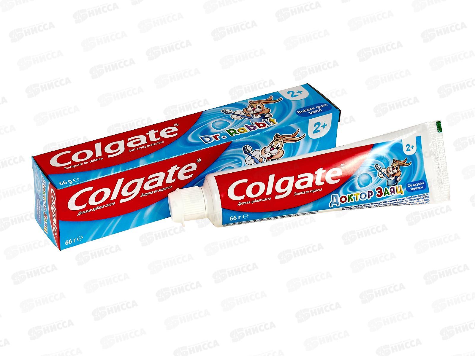 КОЛГЕЙТ 50мл Доктор Заяц зубная паста жвачка  *12/48