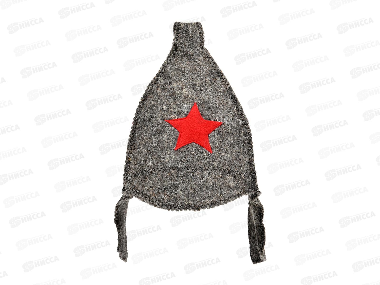 Шапка Буденовка &quotHot Pot&quot серая 42002 *20