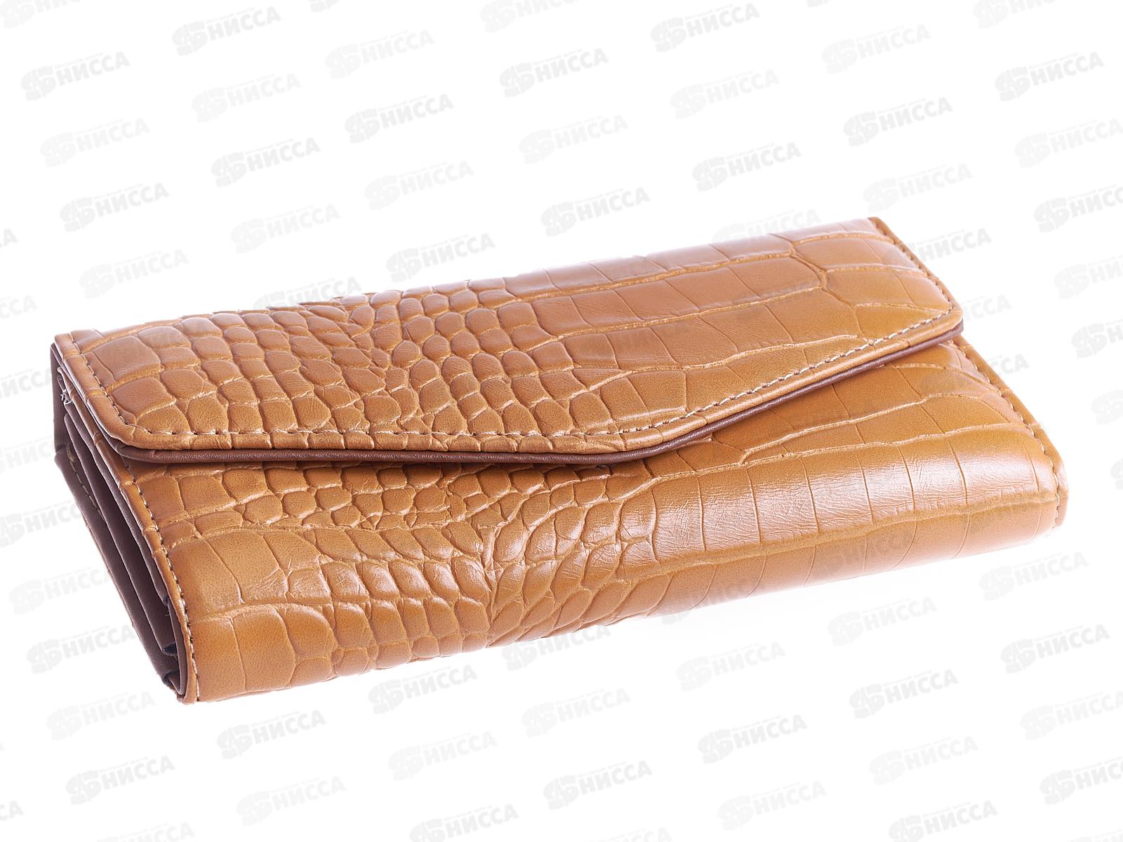 Кошелёк кожезаменитель большой 5 отделов, лаковый.