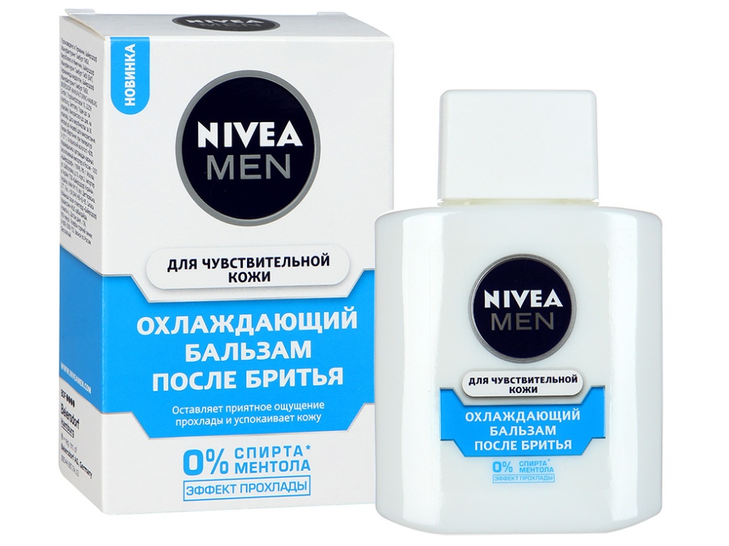 НИВЕЯ бальзам после бритья 100мл Охлаждающий 88544 *6/24