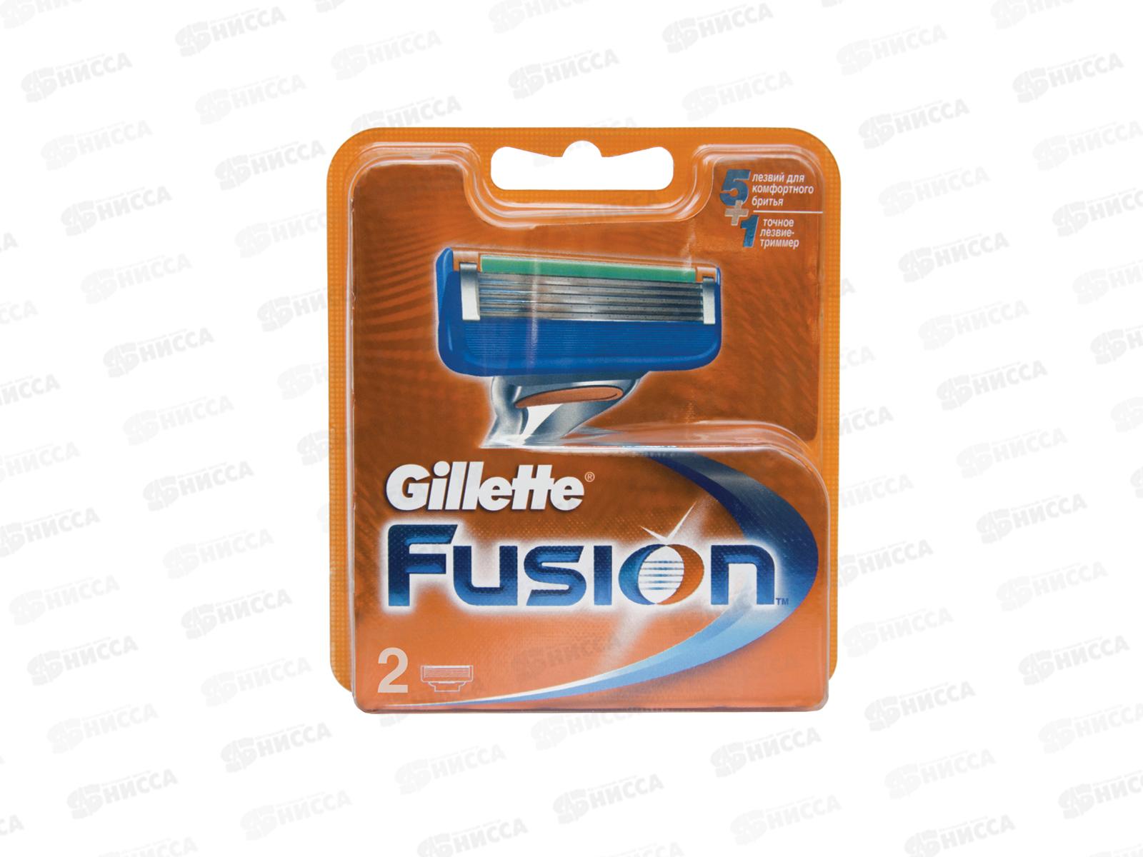 Жиллет Fusion Power кассеты для станка 2шт  *20