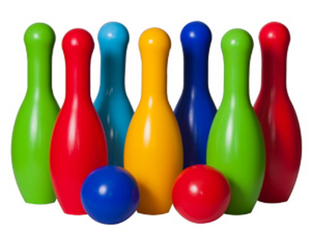Боулинг 7 кеглей + 2 шара ПИ000049  *8