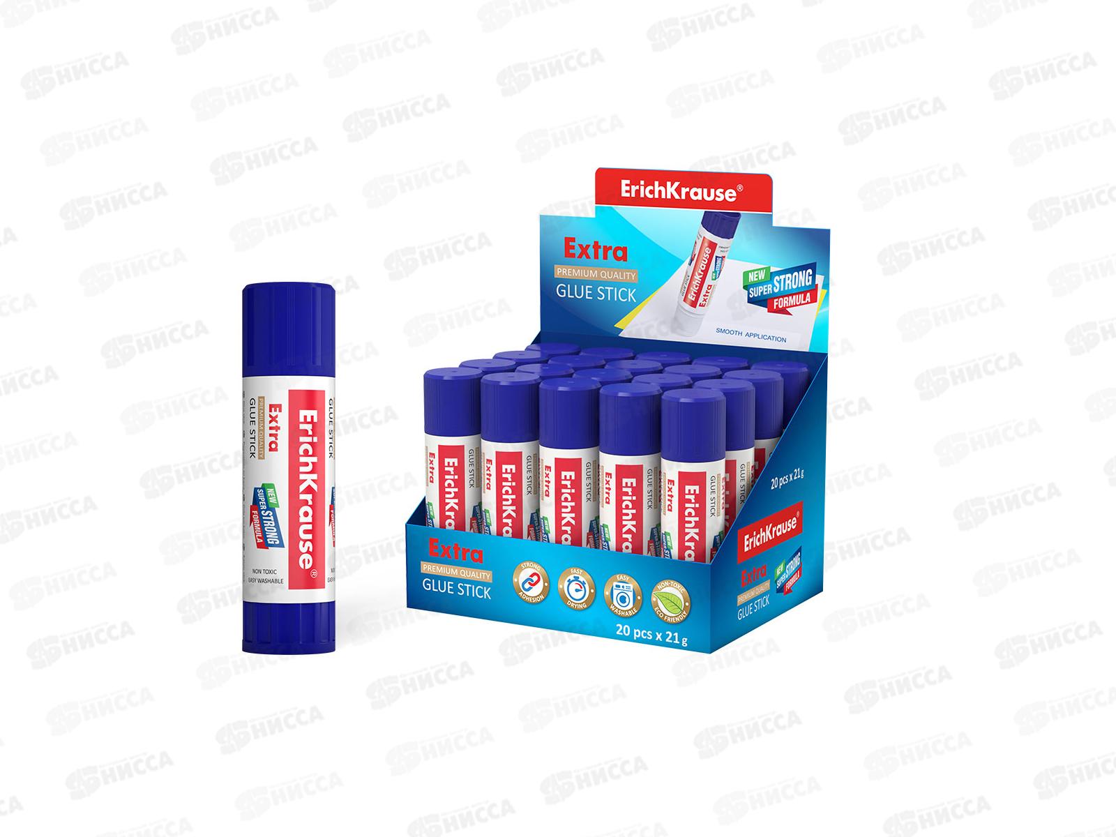 Клей карандаш ERICH KRAUSE 21г Extra  2368 *20/480