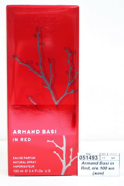 Armand Basi in Red, парфюмерная вода 100 мл (женская) М
