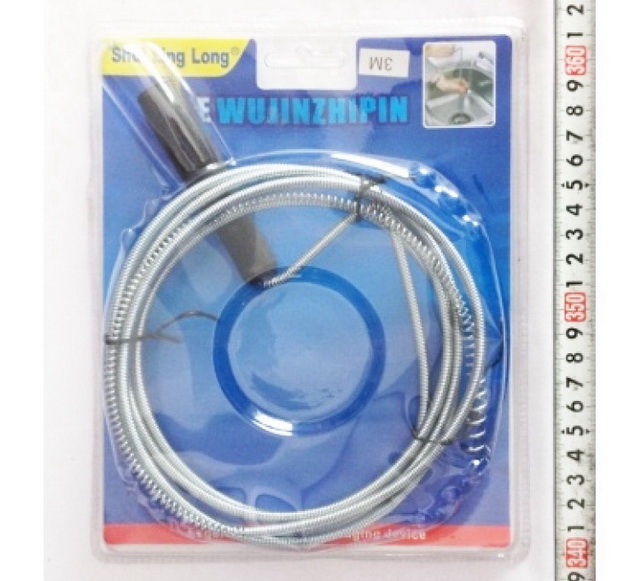 Трос сантехнический 3м*5мм (006567)  Ж