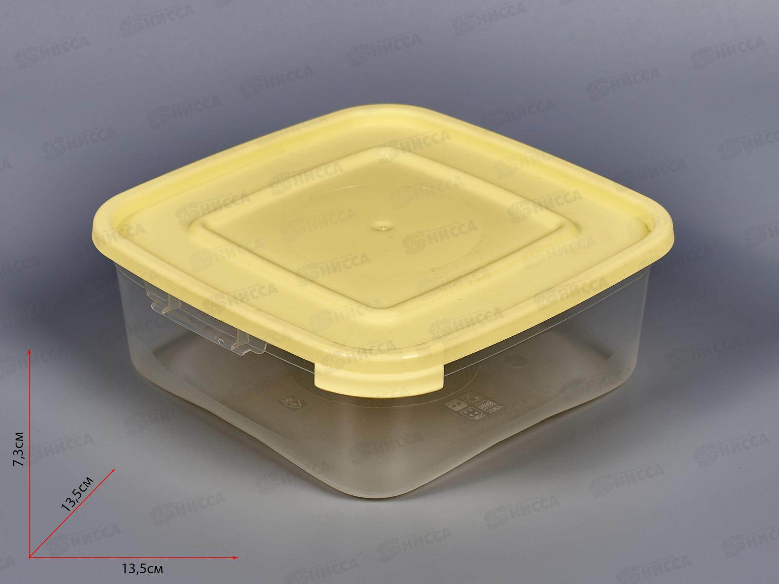 Контейнер СВЧ 0,7л Каскад Квадро  С640Р *64