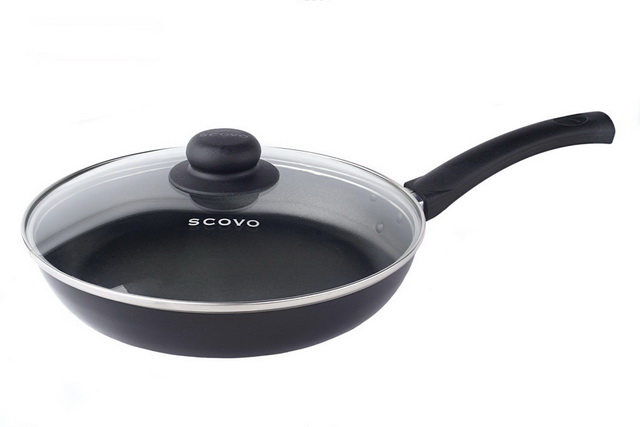 Сковорода 22см &quotConsul&quot стеклянная крышка RC-008(8)