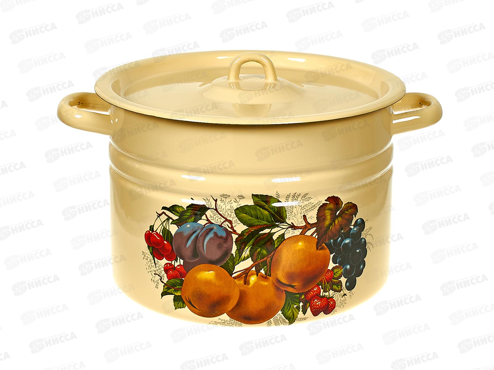 Кастрюля 8,0л цилиндрическая декоративная палевая с петлей С1620.П *2