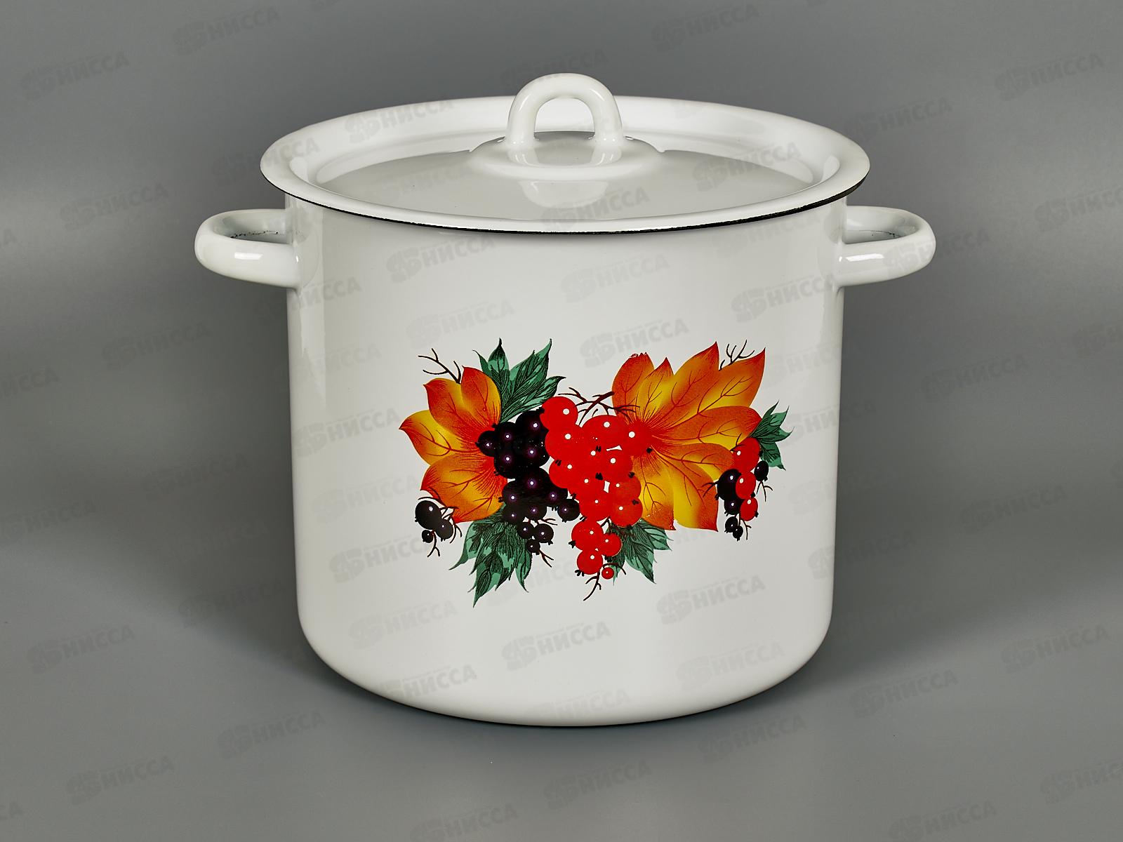 Кастрюля 5,5л цилиндрическая декорированная с петлей С1617 *4