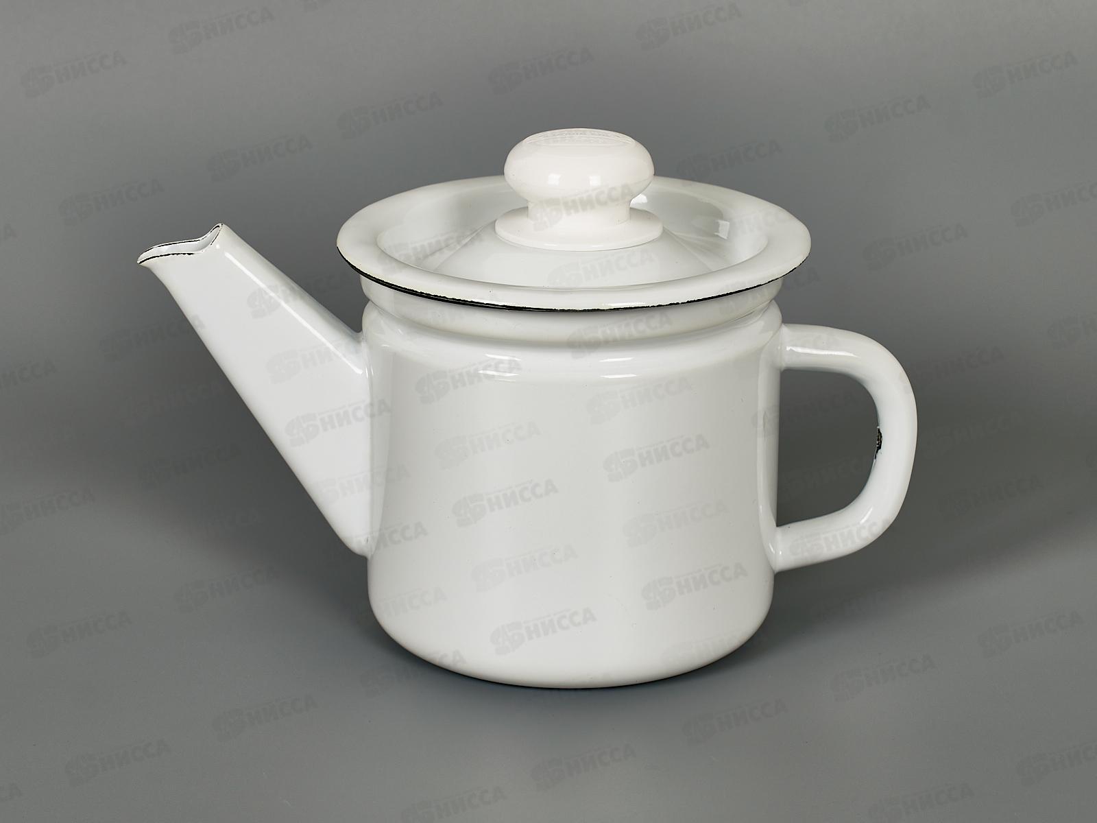 Чайник заварочный 1л светлый с пластмассовой кнопкой на крышке С42707.3 *8