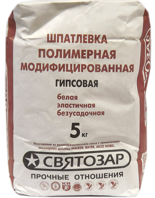 ШПАТЛЕВКА полимерная (модифицированная ) 5кг *6