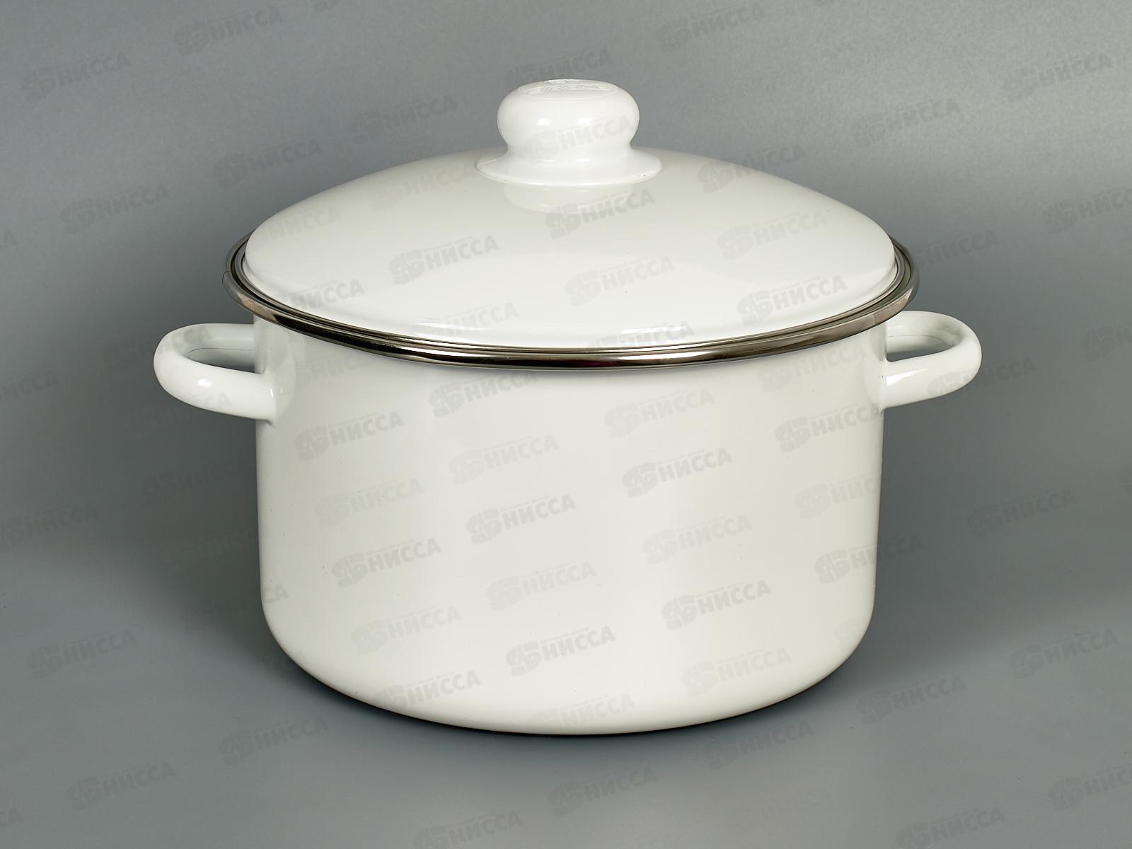 Кастрюля 4,0л белая 01-Б1614 *4