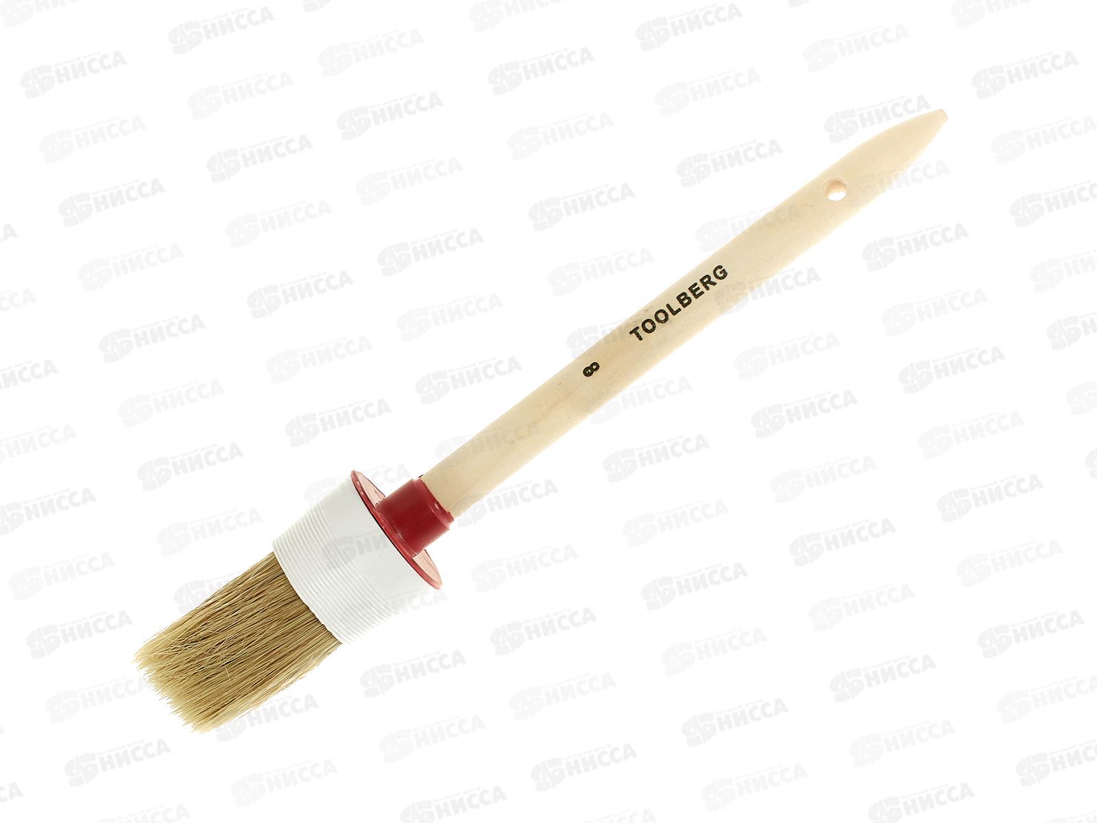 Кисть круглая № 8 35мм, 0100108 *12/480