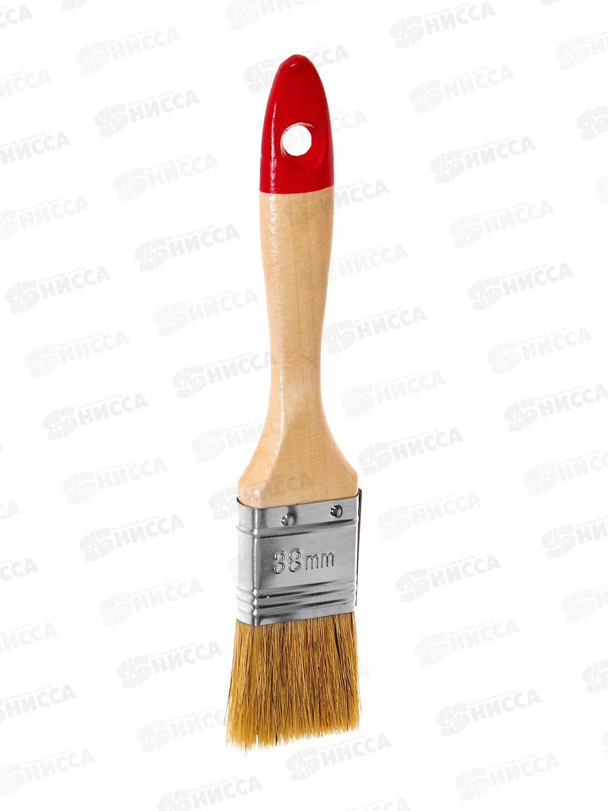 Кисть плоская Эксперт 1,5" (38мм) Белый  0101115 *12/576