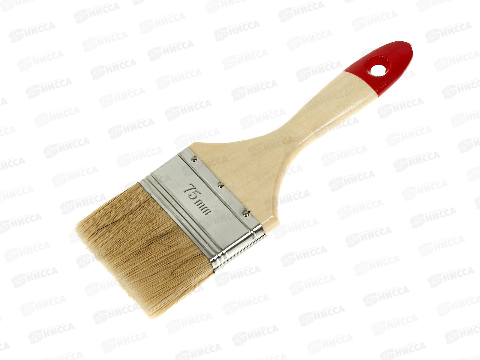 Кисть плоская Эксперт 3" (75мм) Белый,   0101130    *12/288