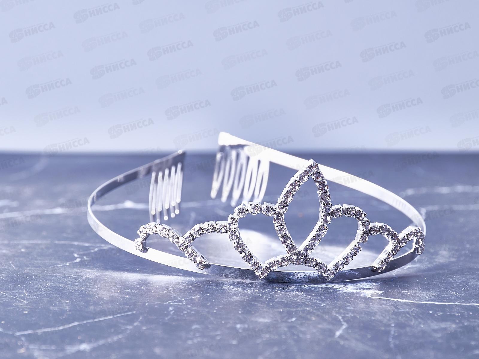 Диадема со стразами большая