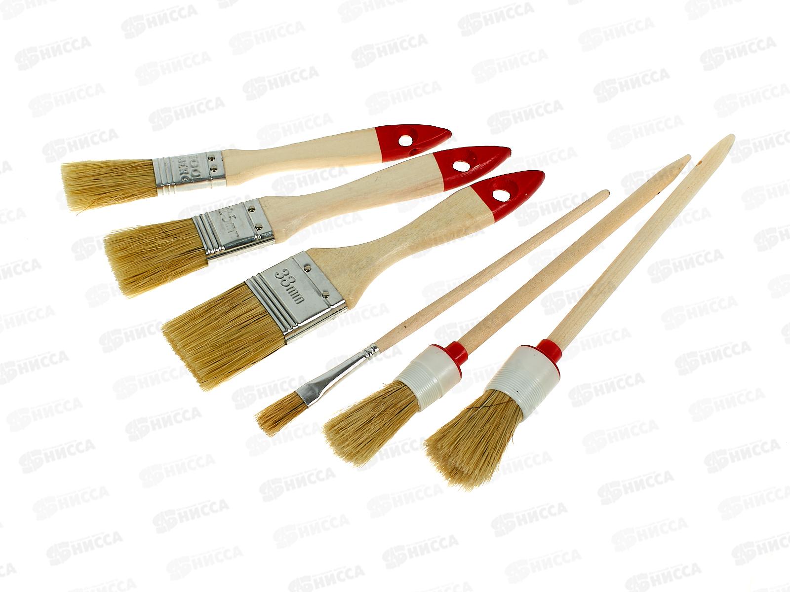Набор кистей 6штук,  0105006 *200