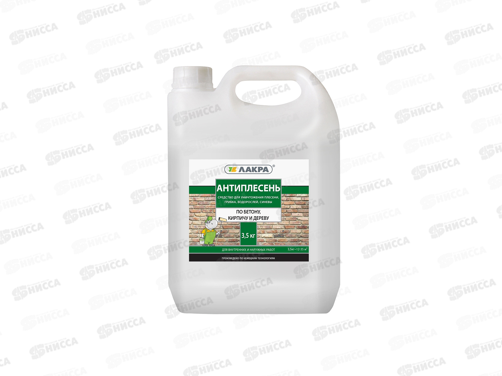 Антиплесень Лакра 3,5кг по бетону, кирпичу и дереву, 0007457 *4/144