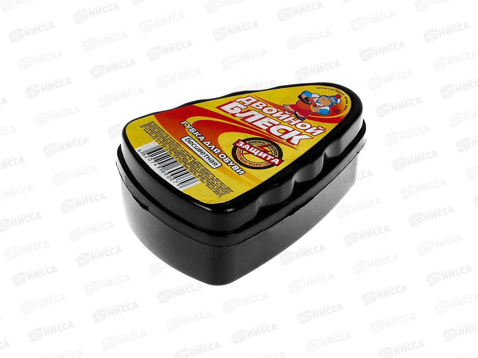 Двойной блеск губка для обуви Утюжок бесцветный *60