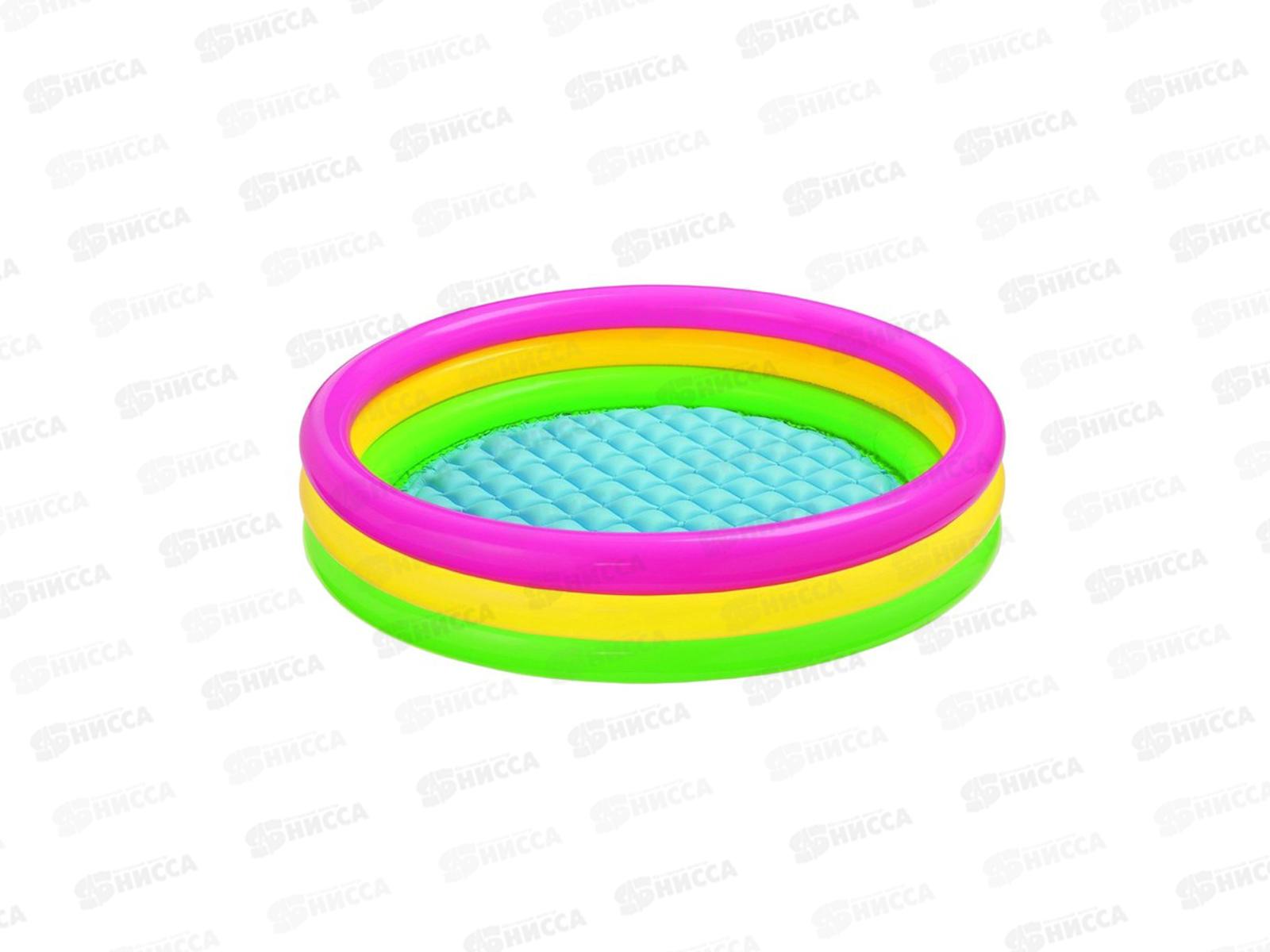 Бассейн 57412 (114х25) Радуга от 2-х лет INTEX  *6