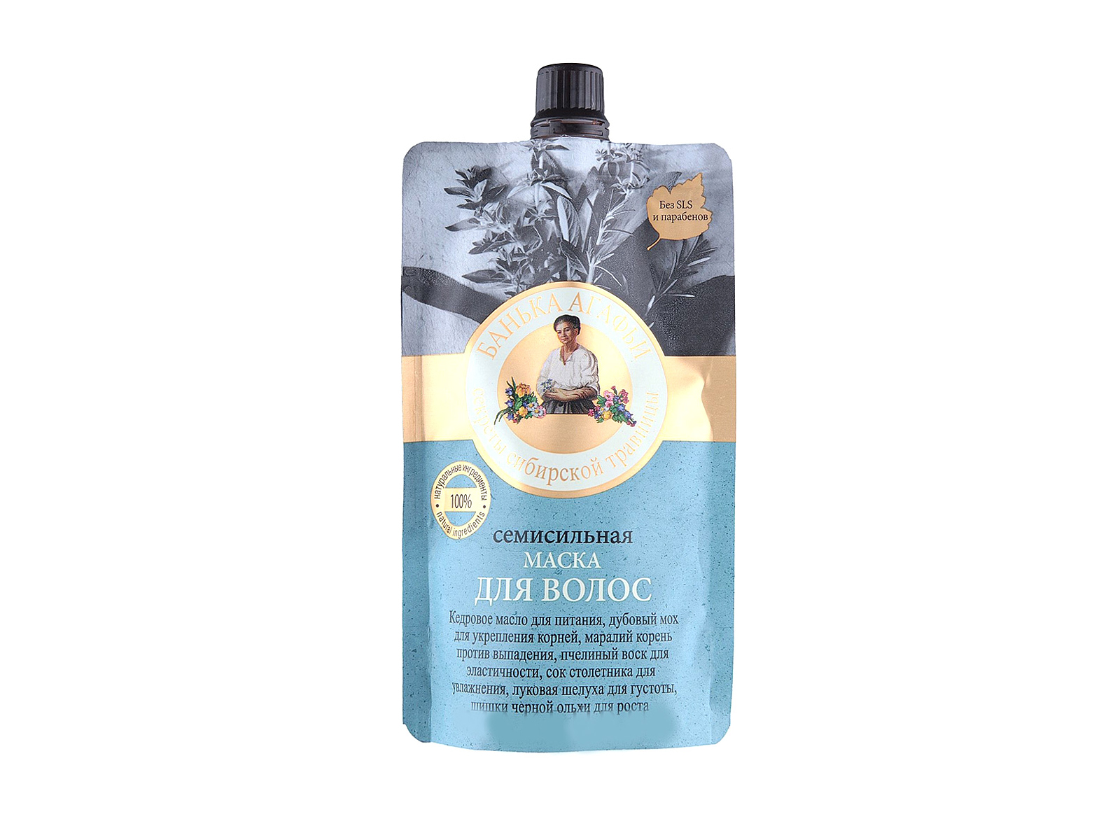 Рецепты Бабушки Агафьи Банька Агафьи маска для волос семисильная 100мл *10 1855