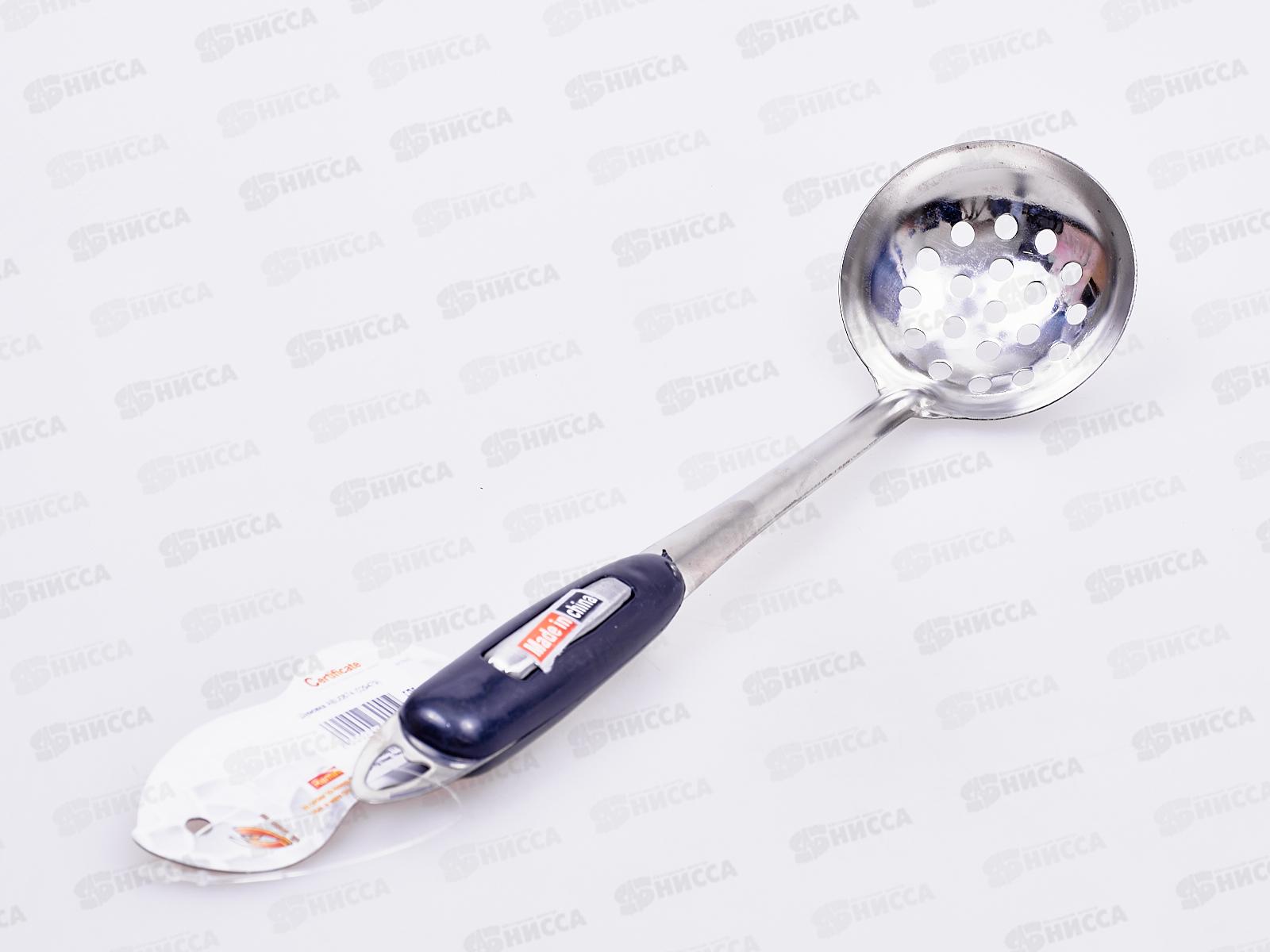 Шумовка АВ0874,металлическая с пластиковой ручкой (029479)  Ж