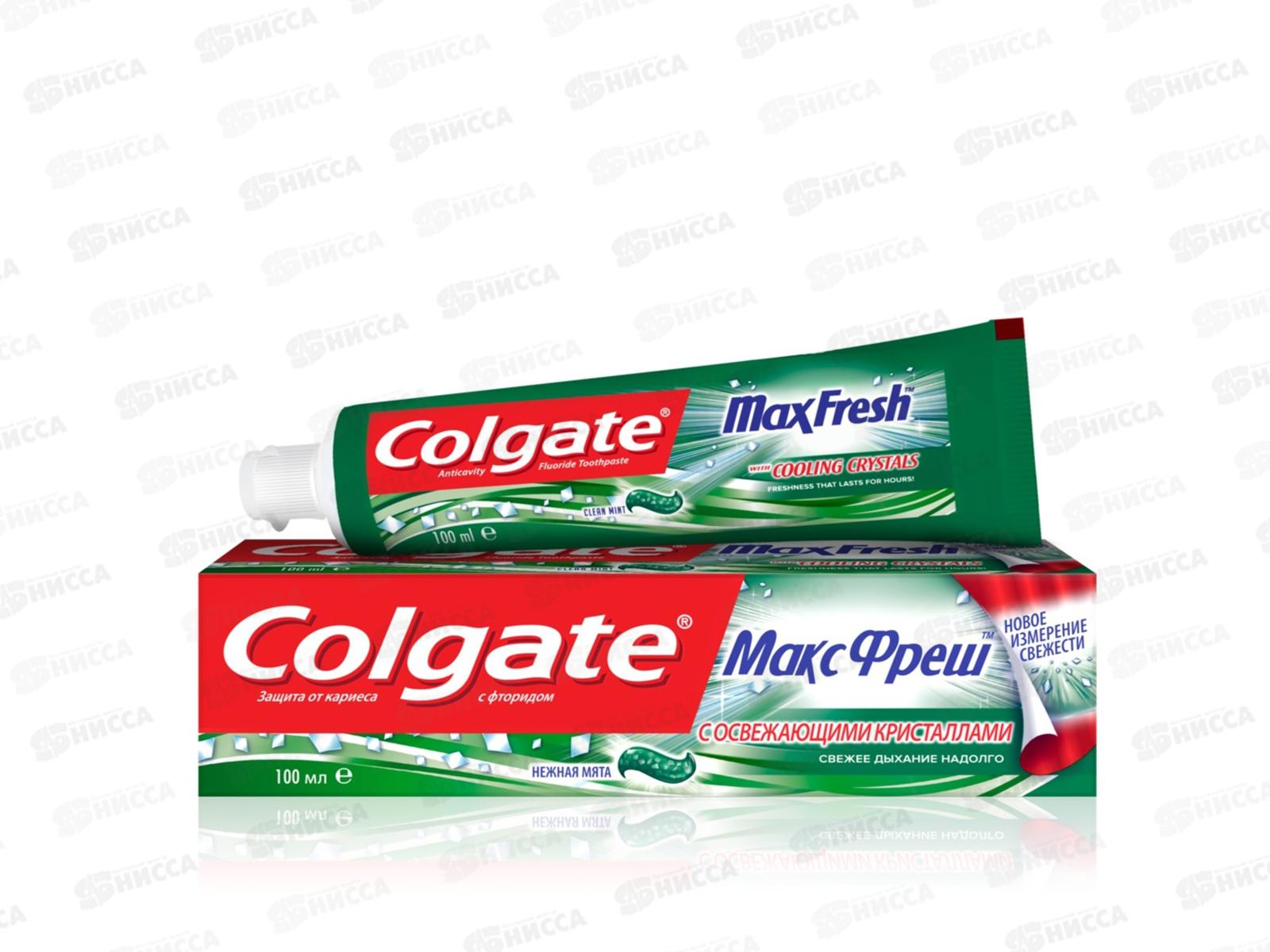 КОЛГЕЙТ Макс Фреш нежная мята зубная паста 100мл *12/48