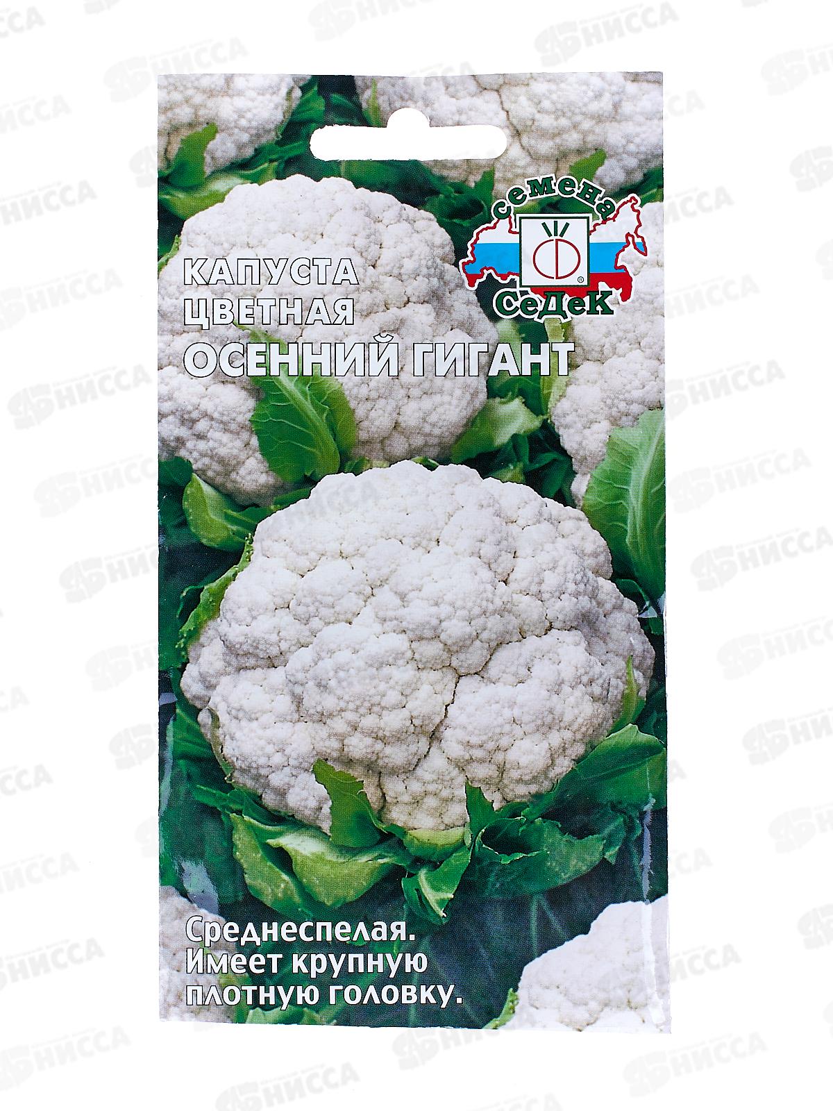 Капуста Осенний Гигант цветная (Евро, 0,5) СеДек