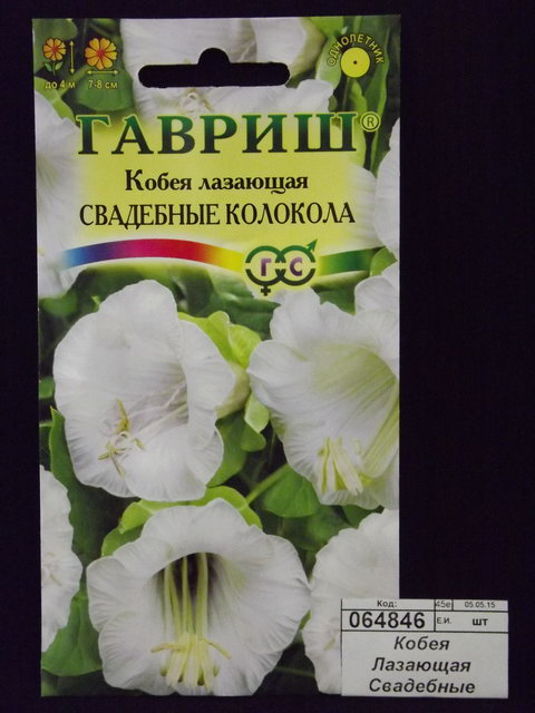 Кобея Лазающая Свадебные колокола 5шт  *10