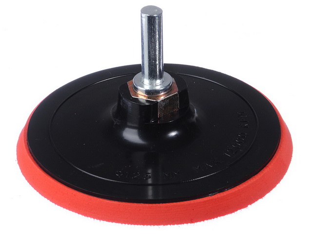 Шлифовальный  круг резиновый  с липучкой+переходник 125мм   645-161  г