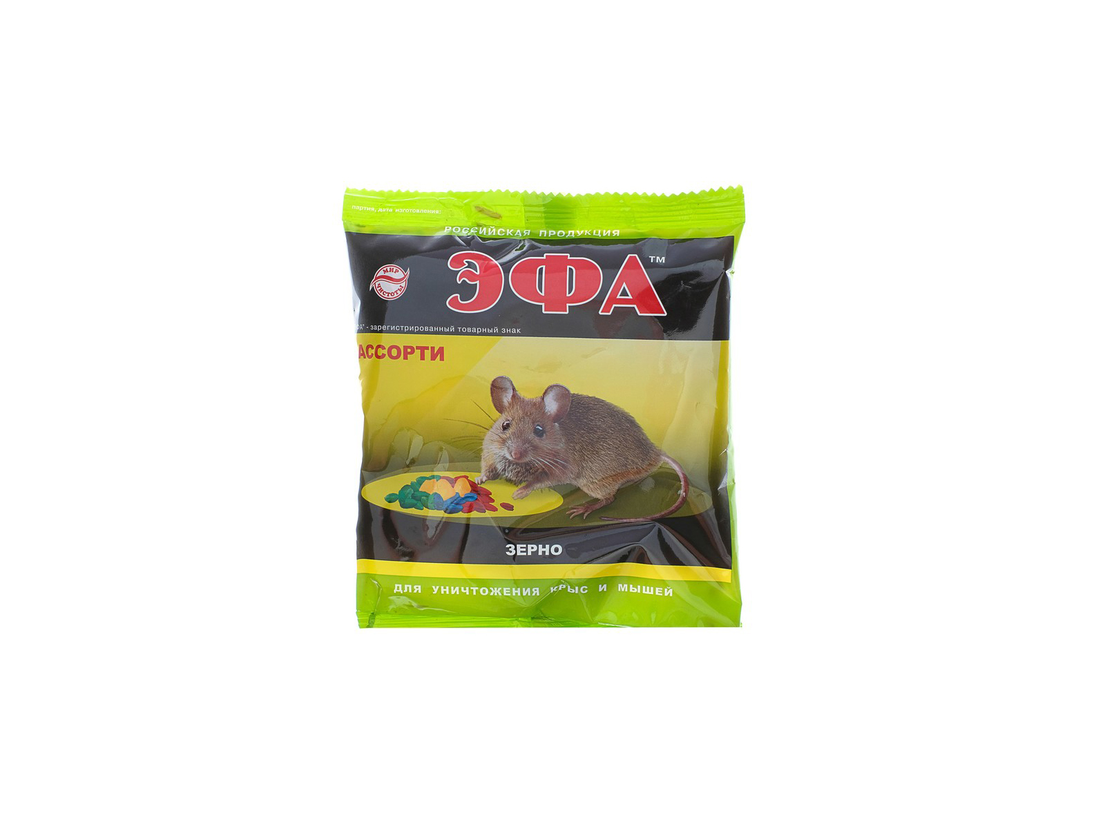 ЭФА АССОРТИ зерно от грызунов 150г *40