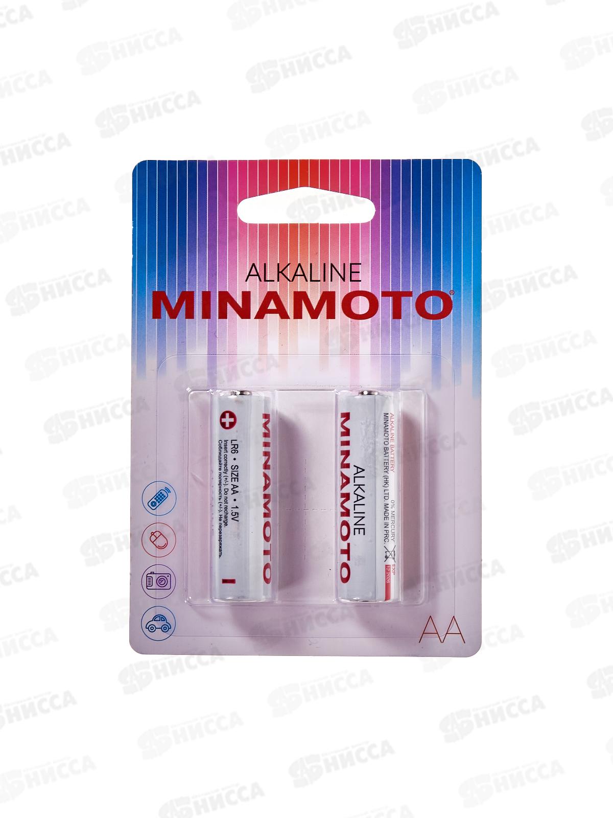 Батарейки МИНАМОТО LR6 BP-2 *2/24/288