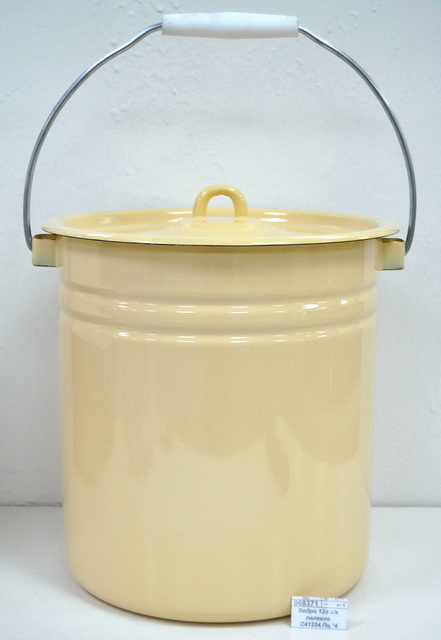 Ведро 12л с крышкой палевое С41224.Пц *2