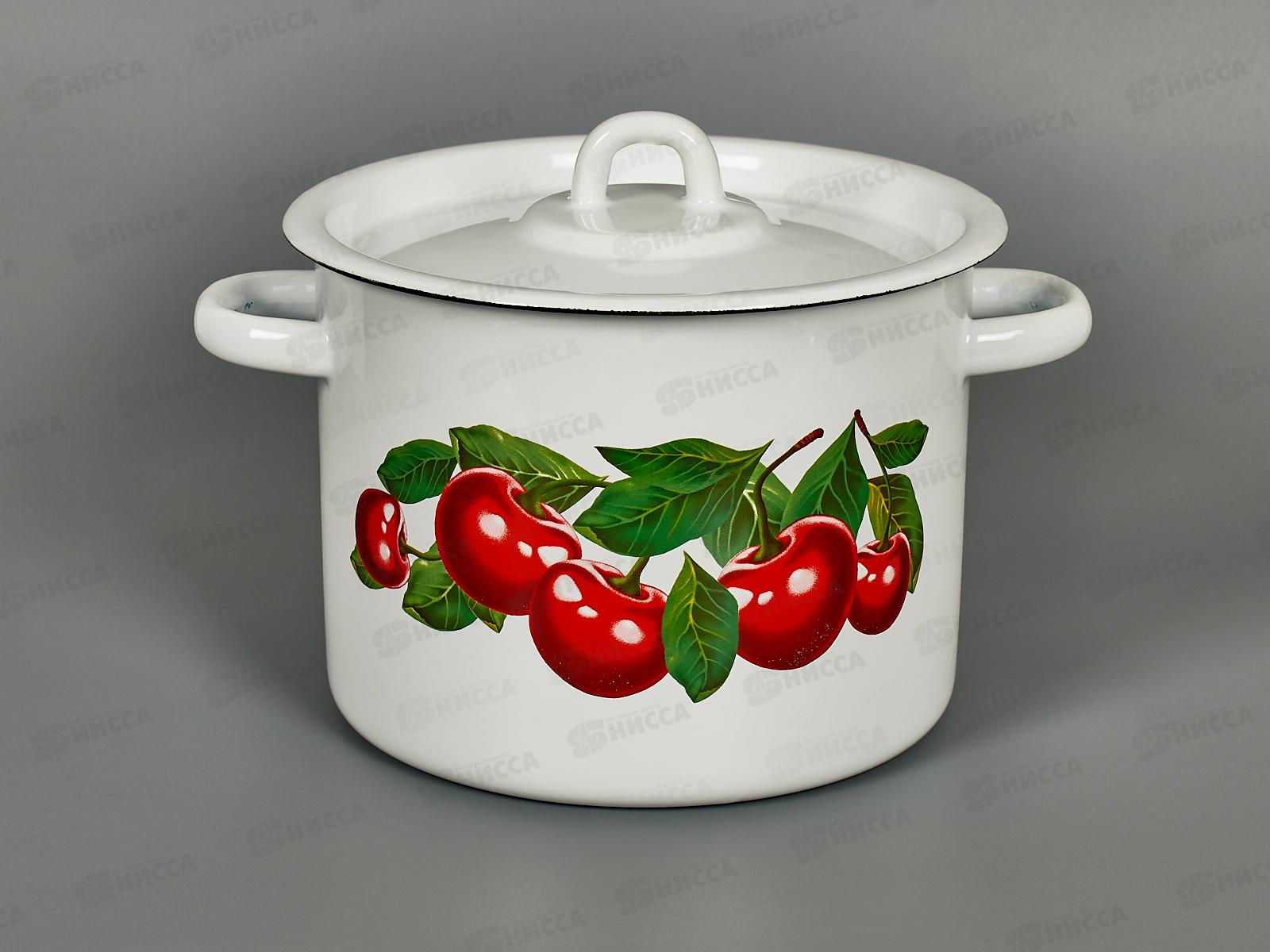 Кастрюля 3,5л цилиндрическая декорированная С1612 *4