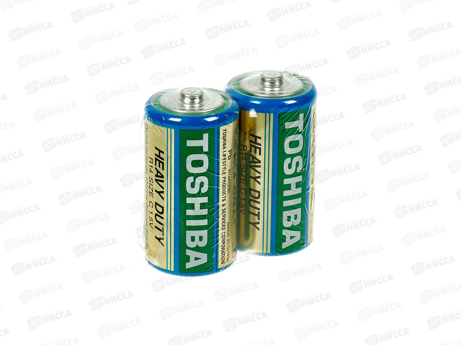 Батарейка ТОШИБА R14 shrink *2/24/480