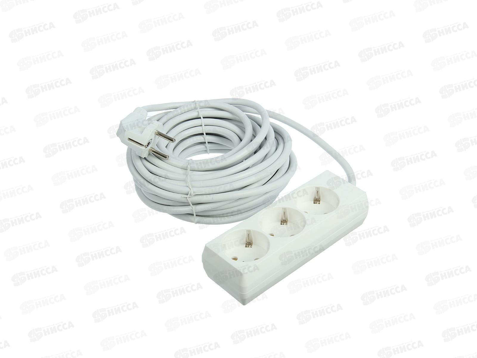 Удлинитель ФОТОН 16-103E (1*3) 10м 16А заземлением белый *10