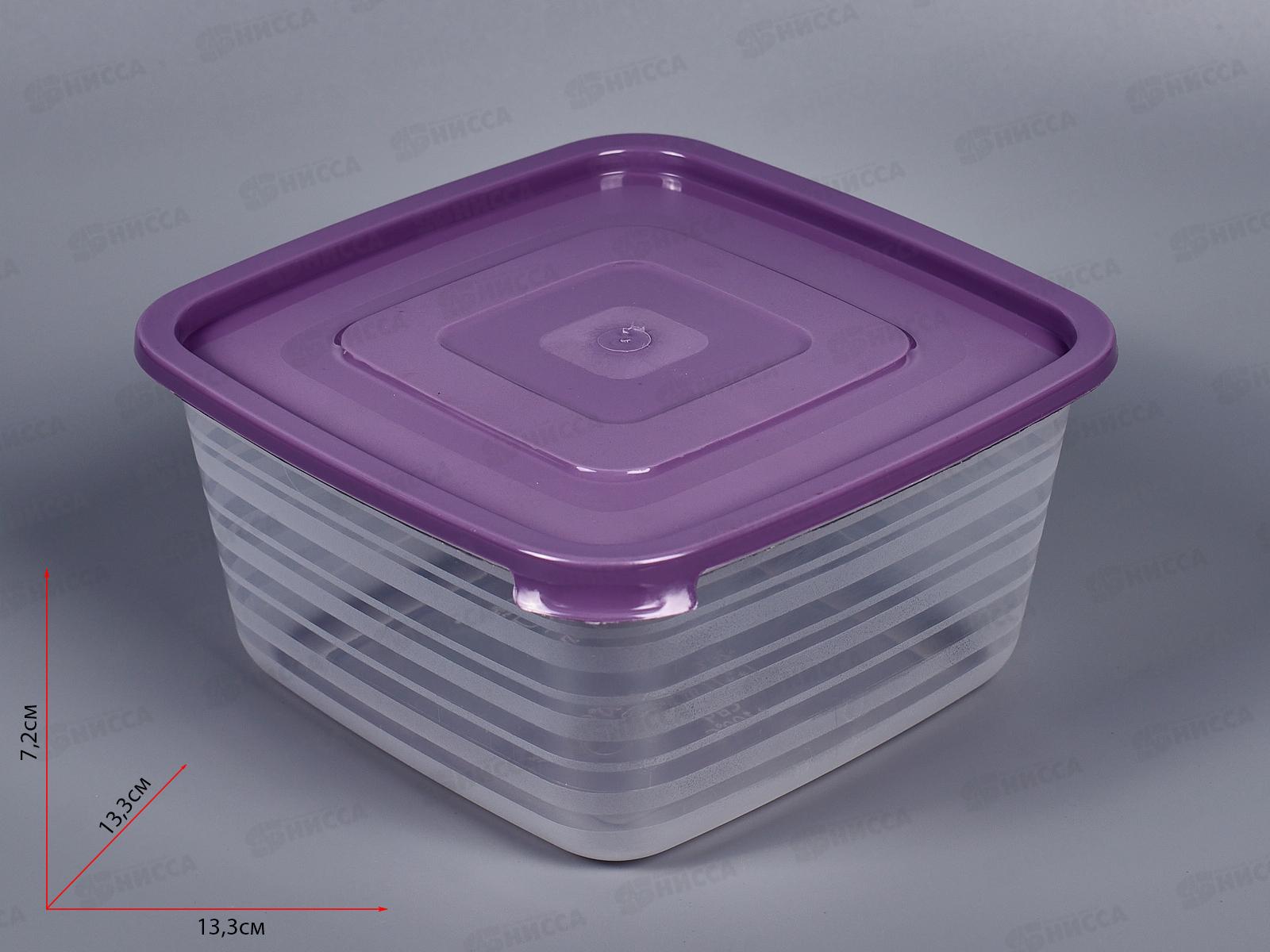 Контейнер СВЧ 0,9л Унико квадратный С209*48