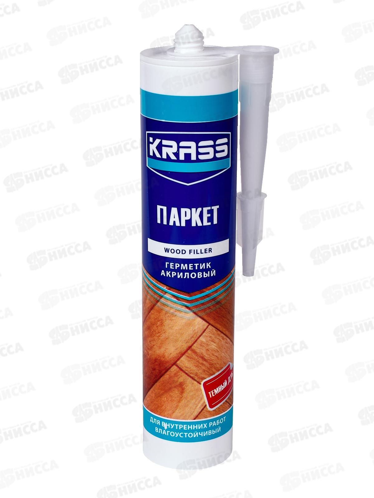 Герметик KRASS 300мл акриловый по дереву ТЕМНЫЙ ДУБ  ЛАКРА