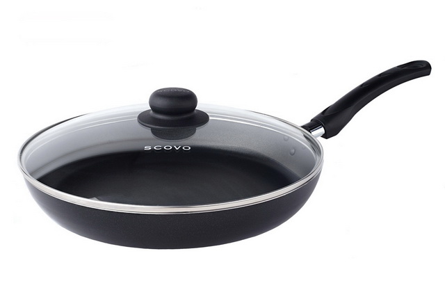 Сковорода 28см &quotConsul&quot стеклянная крышка RC-011 *8