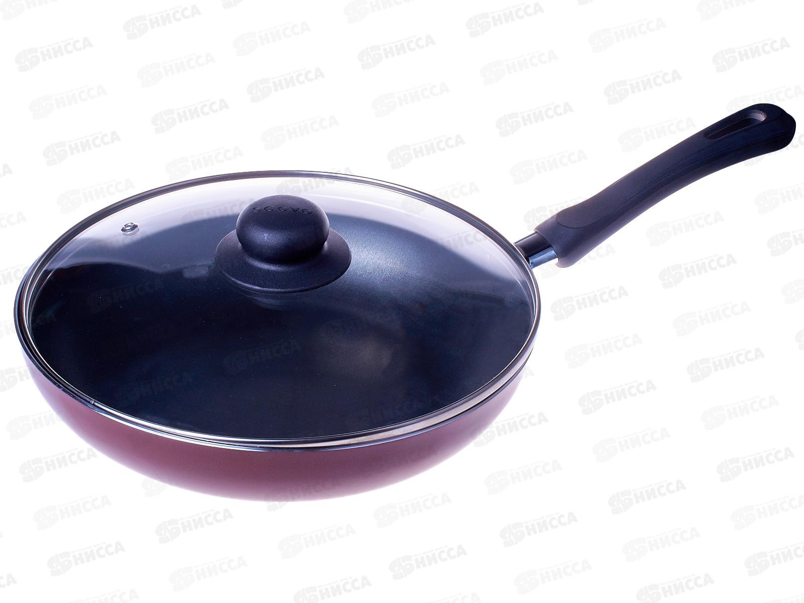 Сковорода Эксперт 26см стеклянная крышка СЭ-029 *8